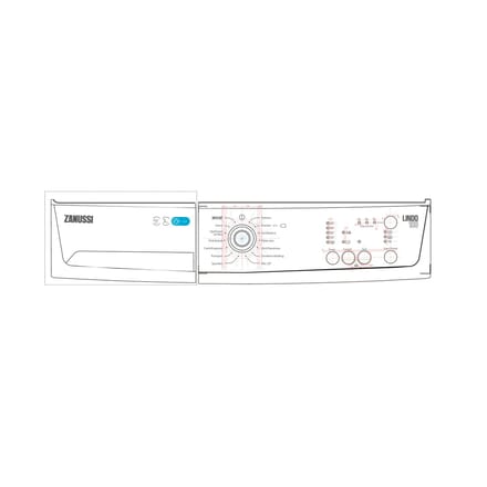 AEG controlepaneel, greeplijst, Zanussi 140022127017