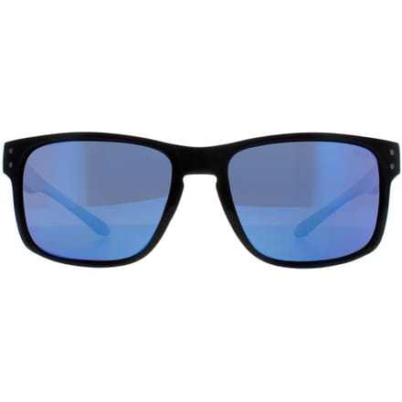 Atum Waterhouse C2 glanzend zwarte blauwe spiegelzonnebril