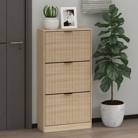 Milton & Oldbrook Schoenenkast Lucca – 3 Niveaus Beige