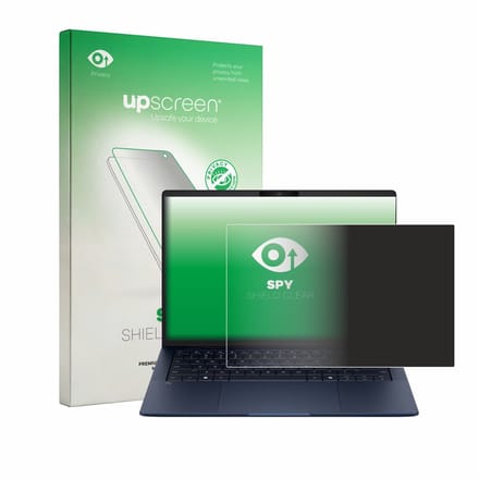 upscreen - privacy screenprotector voor HP EliteBook X G2a 14 - Folie Beschermfolie Blauwlichtfilter