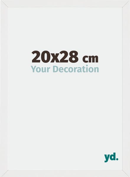 Your Decoration - Fotolijst 20x28 cm - MDF - Wit Hoogglans - Mura