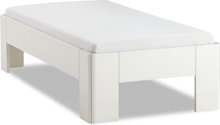 B Bright Fresh 450 Bed 90x200cm - Bedframe Wit - Eenpersoonsbedden - Instaphoogte: 45cm