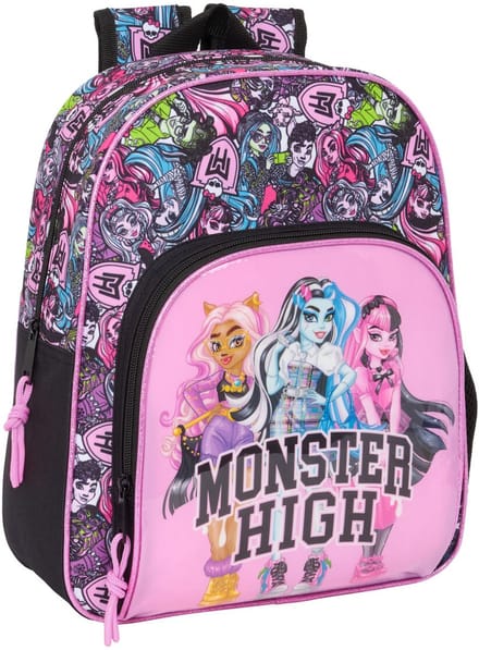 Schoolrugzak Monster High Drama Multicolour 28 x 34 x 10 cm