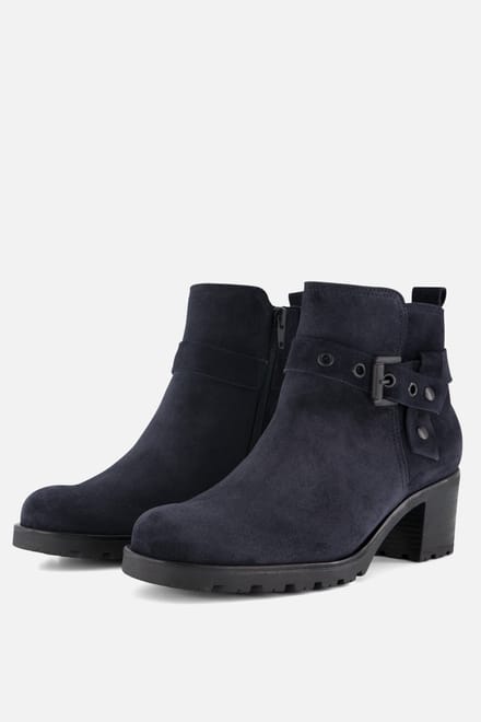 Gabor Gabor Enkellaarsjes blauw Suede