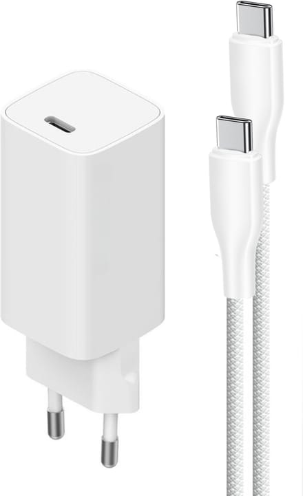 Snellader met usb-c kabel 1 meter - 65 Watt - Geschikt voor Dell, HP, MacBook, Samsung, iPhone 16 etc