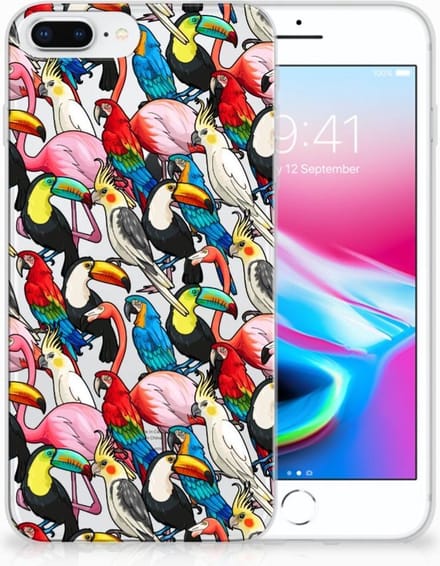 Apple iPhone 7 Plus | 8 Plus TPU Hoesje Birds
