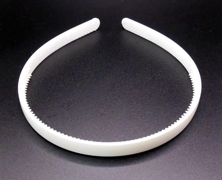 Diadeem smal wit