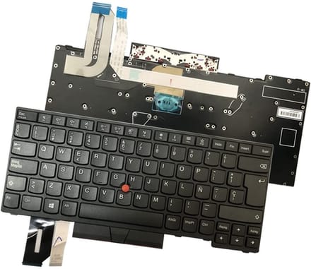 Dailygoods - Toetsenbord voor Lenovo ThinkPad E480 E495 L480 T480s - Met Achtergrondverlichting