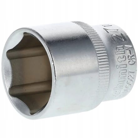 Schmith AS-DRIVE Dopsleutel 1/2" 27mm Chroom-Vanadium Staal