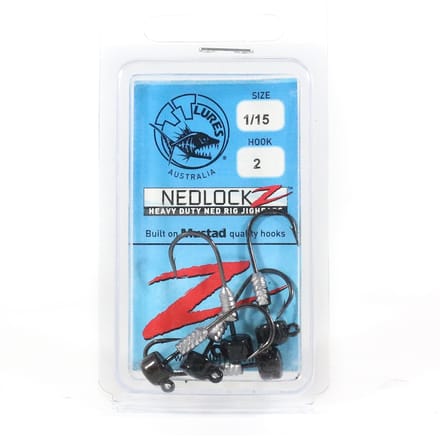 Tackle Tactics TT Nedlockz HD Jig Head Zwart 1/15 oz 2 5/pack (7410)