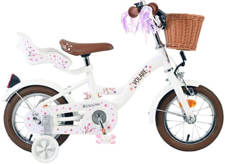 Volare Blossom Kinderfiets - Meisjes - 12 inch - Wit