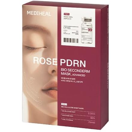 [MEDIHEAL] ROSE PDRN Bio Seconderm Mask 10EA