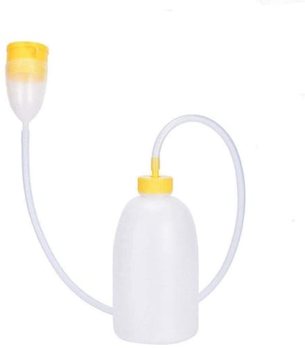 Urinoir Fles - Draagbaar Urinoir - Ondersteuning Thuiszorg - Grote Capaciteit - 1700 ML - Transparant