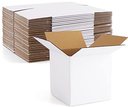 Kartonnen Verzending Dozen 4x4x4 Inch - 25 Stuks Witte Kleine Kubus Mailers