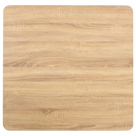 vidaXL - Bistrotafel - 80x80 - cm - MDF - lichtbruin