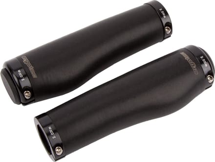Handvatten Ergotec Kyoto Siliconen Lang/Lang Zwart