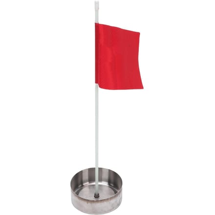 Golf Vlag Hole Cup Set Roestvrij Staal Dubbellaags Hole Cup en Vlaggenstok voor Tuin red