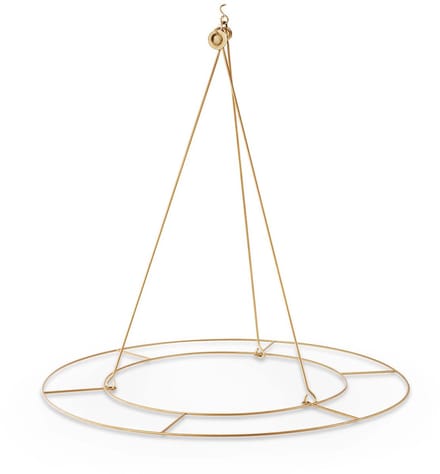Decoration Ring Metal Gold 60cm
