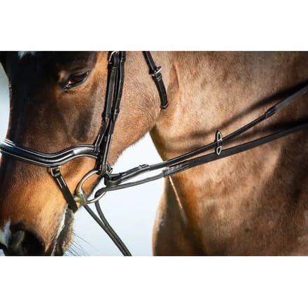 Duitse teugels in leder + touw HFI