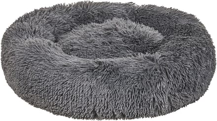 KULU - Dierenbed - Donkergrijs - Grijs - 80 cm - Nepbont