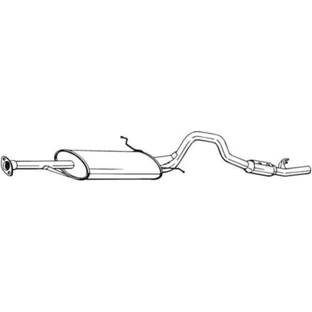 Geluiddemper achter BOSAL 287-511
