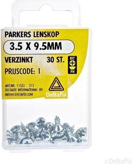 Spaanplaatschroeven Lenskop Verzinkt 3.5x9.5mm 30st.