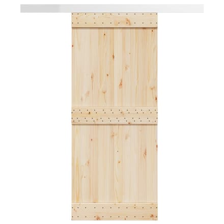 vidaXL - Beslagset - schuifdeur - 183 - cm - aluminiumlegering - zilverkleurig
