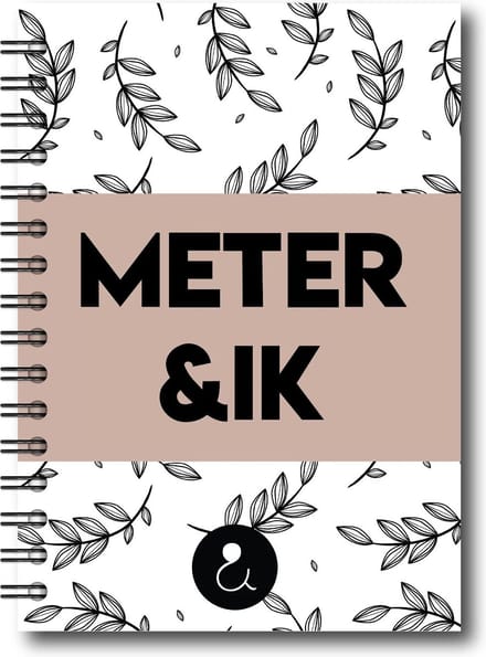 Invulboek Meter & Ik | Herinneringen Boek Meter & Kind | Peetmoeder Invulboek | Botanical Sand
