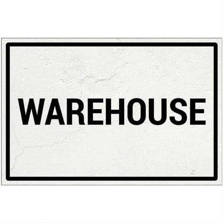 Warehouse bord | Forex Re materiaal | 30 x 20 cm