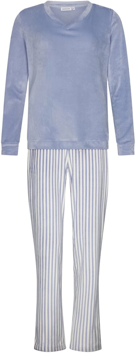 Pastunette - Blue Fog - Pyjama/Huispak - Fanel/Fleece - Maat 50