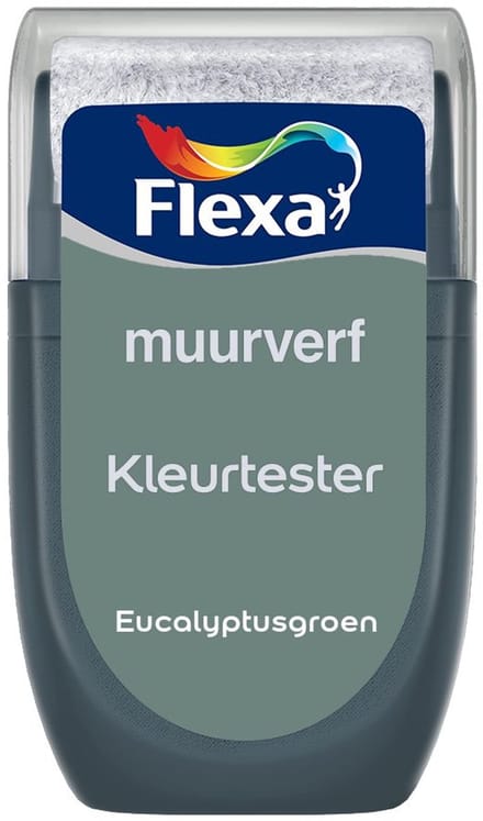 Flexa - Kleurtester Muurverf - Eucalyptusgroen - Strak - Mengverf - 0.03L