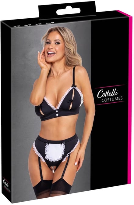 Cottelli Collection – Maid Set – Zwart