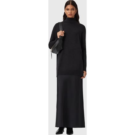 AllSaints Juno Dress Shadow Black Taglia: S | Maxi abiti Outlet | Donna | Nero