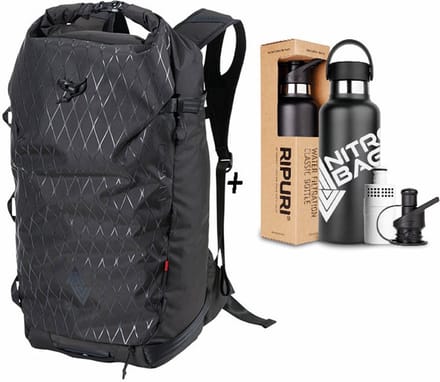 NITRO Toeristische rugzak Rugzak Splitpack 30 X Ripuri Set 22L Phantom Zwart