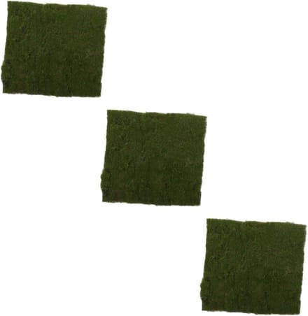 Kunstgras Matten - Nep Gazon - Decoratie Maken - Realistisch Uiterlijk - 3 Stuks - Groen