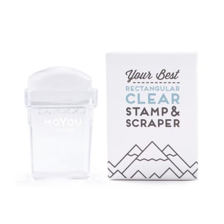 Rectangular MoYou Clear Stamp & Scraper
