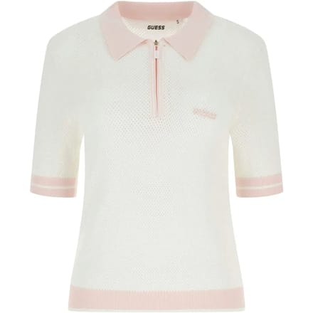 Slim fit poloshirt van viscosemix model 'GABRY'