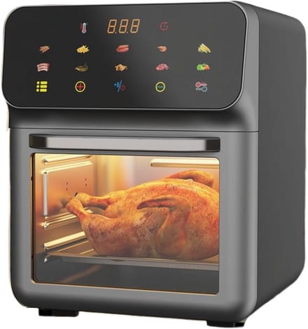 Multifunctionele Oven - Heteluchtfriteuse Combi - Snel Diverse Gerechten - 15 Liter Capaciteit - 32 x 34 x 32 cm