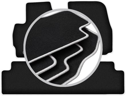 CARLUX-SILVER automatten voor: Mazda Premacy II minivan (2005-2010)