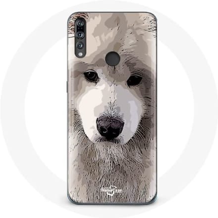 Coque - Huawei - P30 Lite - Gris - Samoyède - Protection Rigide gris