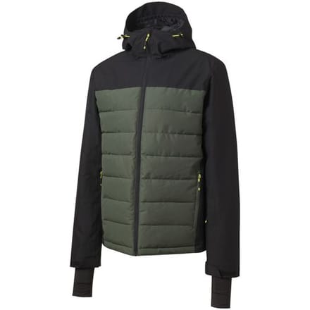 CRIVIT Heren ski-jas Classic (Zwart/kaki, XL (56/58))