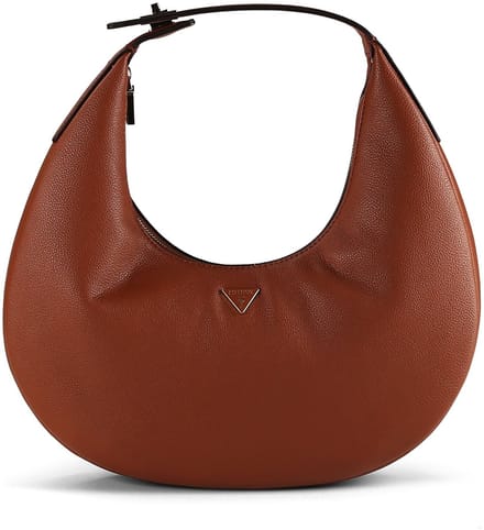 GUESS schoudertas Evie Hobo Bag Cognac bruine