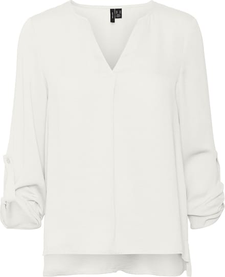 VERO MODA VMWILMA V-NECK FOLD-UP TOP NOOS Dames - Maat XS