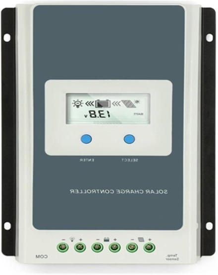 Zonne-Controller - PV Regelaar - Energie Opladen - Batterij Bescherming - 10A - Zwart