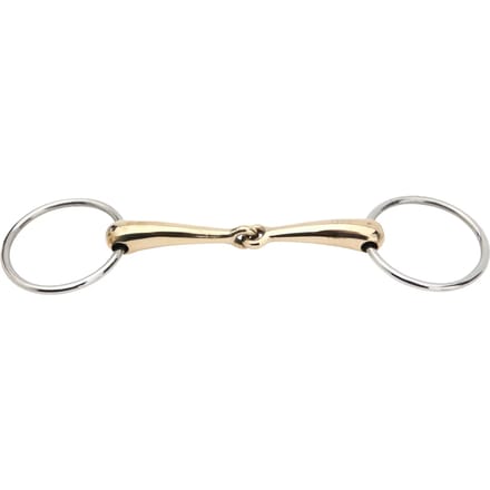 Mors 2 ringen voor paard met articulerende scharnier gb HORKA