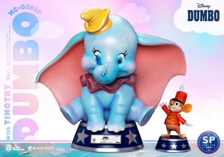 Beast Kingdom Toys Dumbo Master Craft Statue Dumbo Special Edition (met Timothy Version) 32 cm Beeld