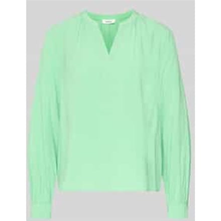 Comfort Fit blouse met lange mouwen van zuivere viscose