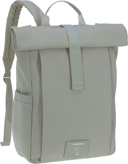 Lässig Luiertas Rugzak GRE Rolltop Up Backpack Silver Green Groene