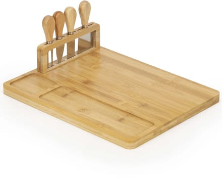 Serveerplank | 5 Delig | Snijplank | Bamboe | 35,5 x 28 cm