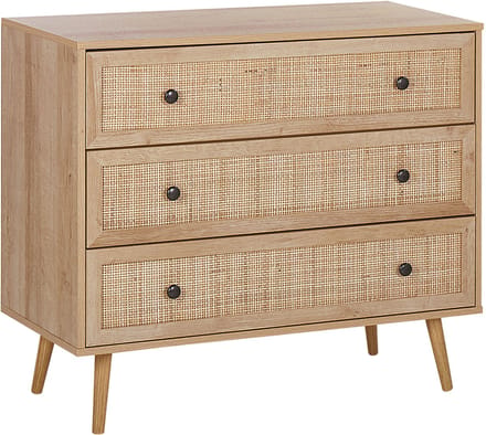 PONCA - Commode - Lichte houtkleur - Vezelplaat